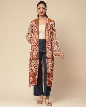 relaxed fit printed shrug