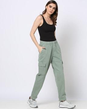 relaxed fit pull-on cargo pants