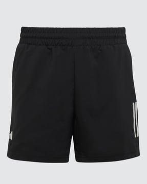relaxed fit shorts with elasticated waist
