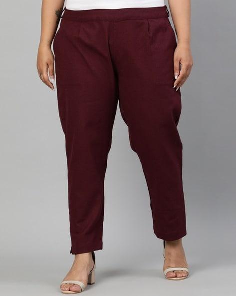 relaxed fit trousers with insert pockets