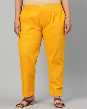 relaxed fit trousers with insert pockets