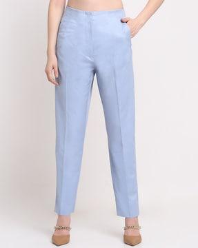 relaxed fit trousers with insert pockets