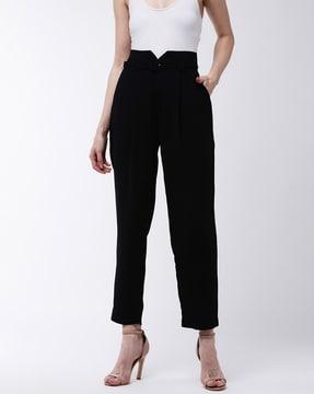 relaxed fit trousers with insert pockets