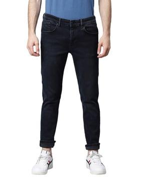 relaxed jeans with belt loops