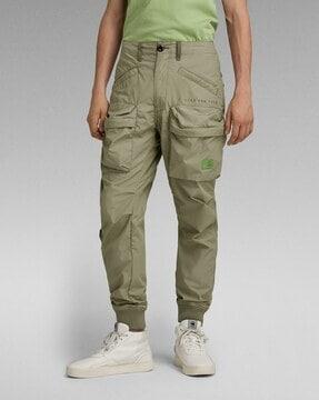 relaxed tapered fit cargo jogger pants