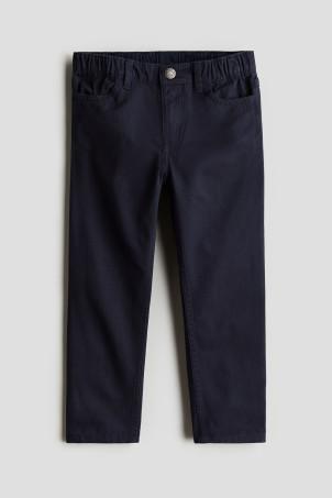 relaxed tapered fit trousers
