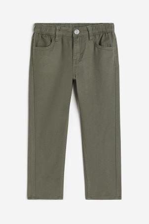 relaxed tapered fit trousers