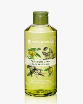 relaxing olive oil & petit grass shower gel - 400 ml
