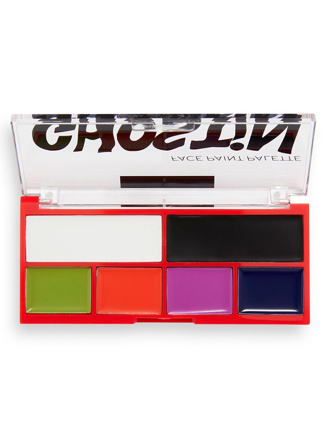 relove makeup revolution london ultra creamy 6 shades face paint palette - ghostin