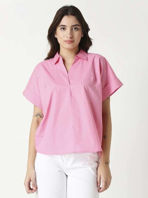 remanika pink cotton shirt