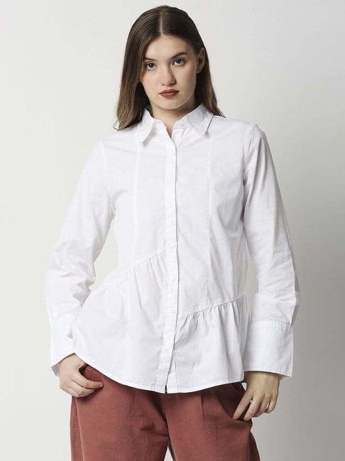 remanika white pure cotton shirt