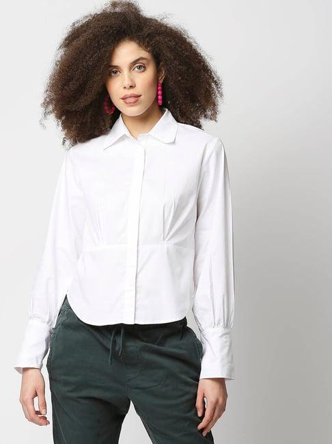 remanika white regular fit shirt