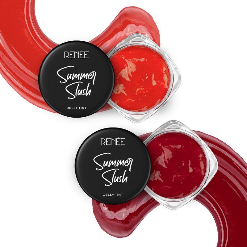 renee cosmetics summer slush jelly tint combo - juicy strawberry & naughty orange