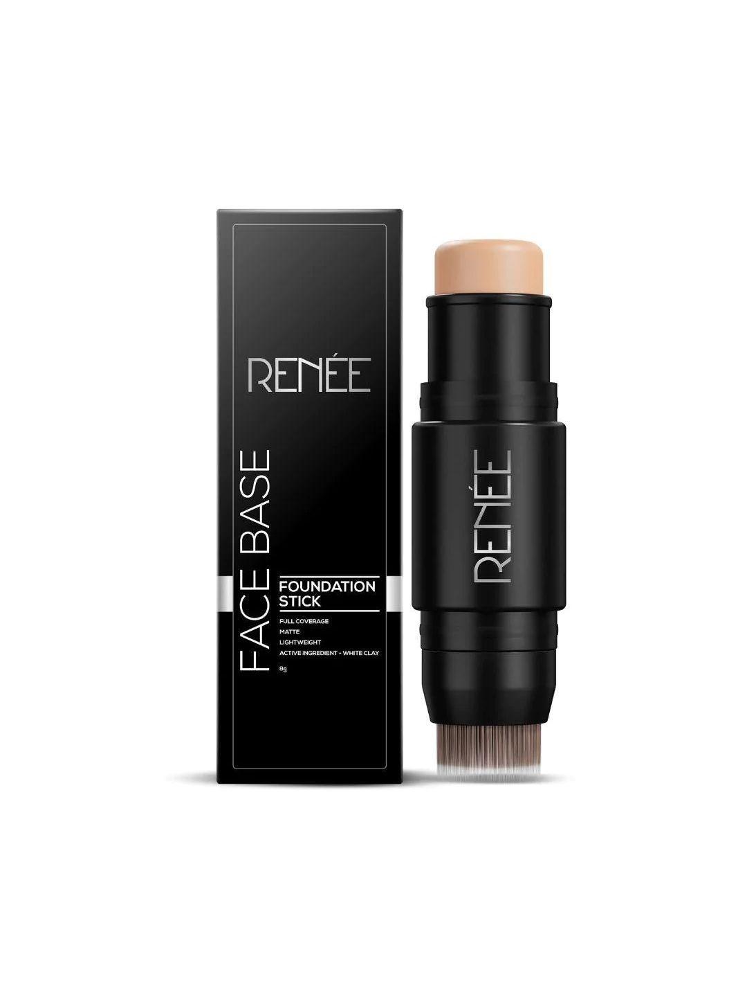 renee face base foundation stick with applicator - coffee 8g