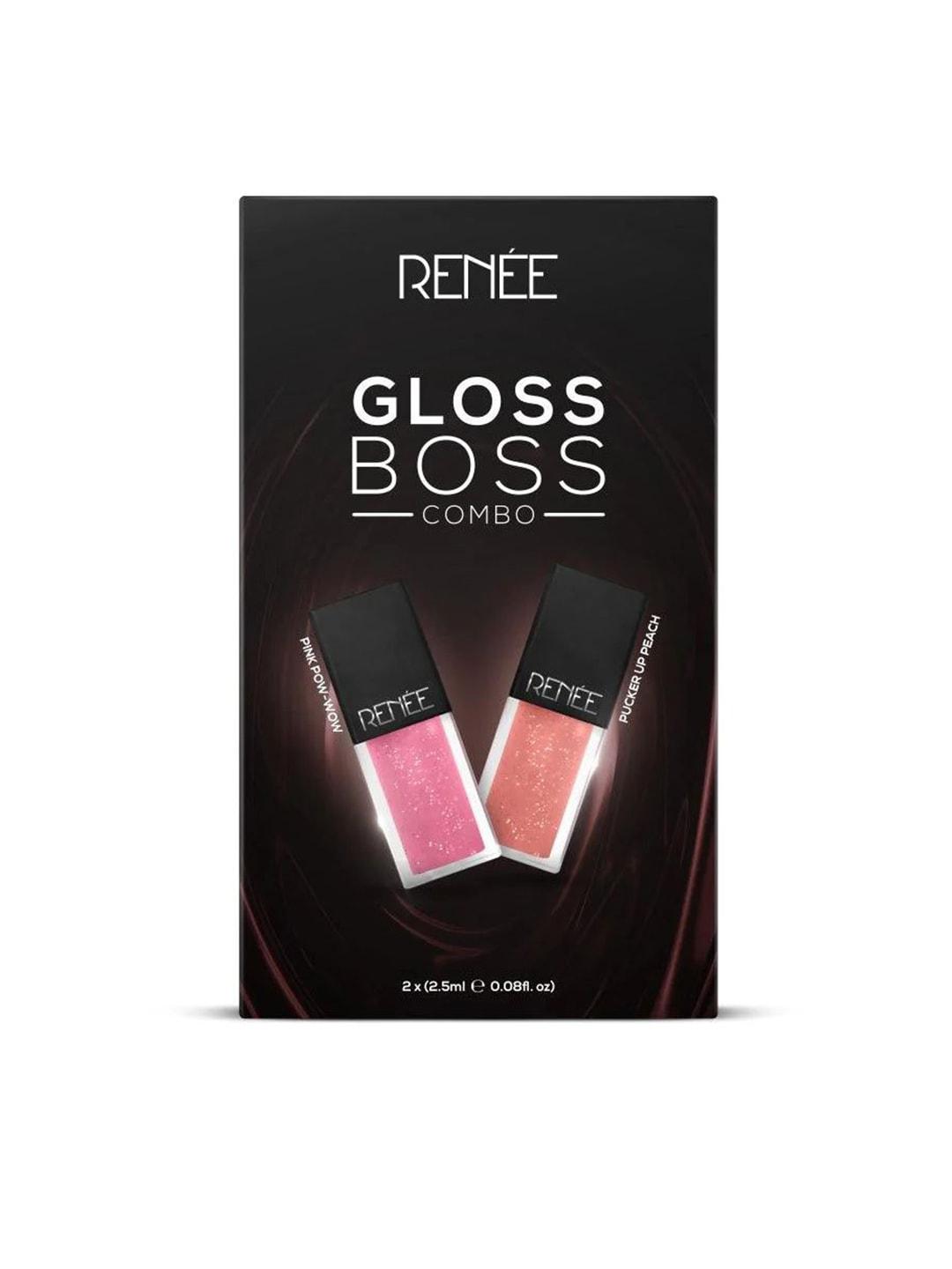 renee see me shine lip gloss - gloss boss combo 2.5ml each