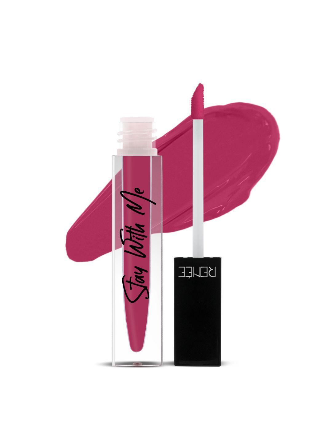 renee stay with me matte lip color - pride of magenta 5ml