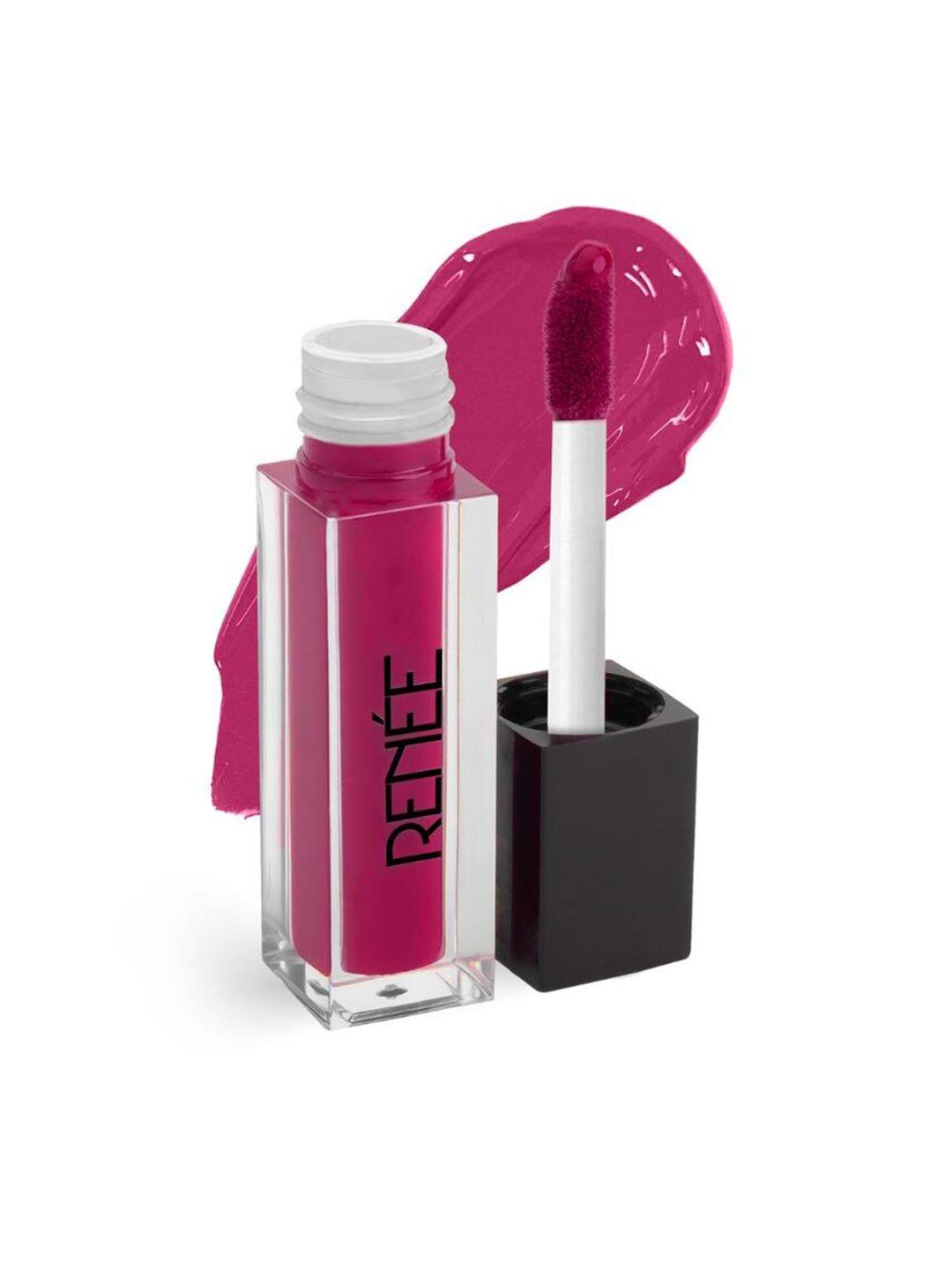 renee stay with me mini matte smudge-proof long lasting lip color 2 ml - pride of magenta