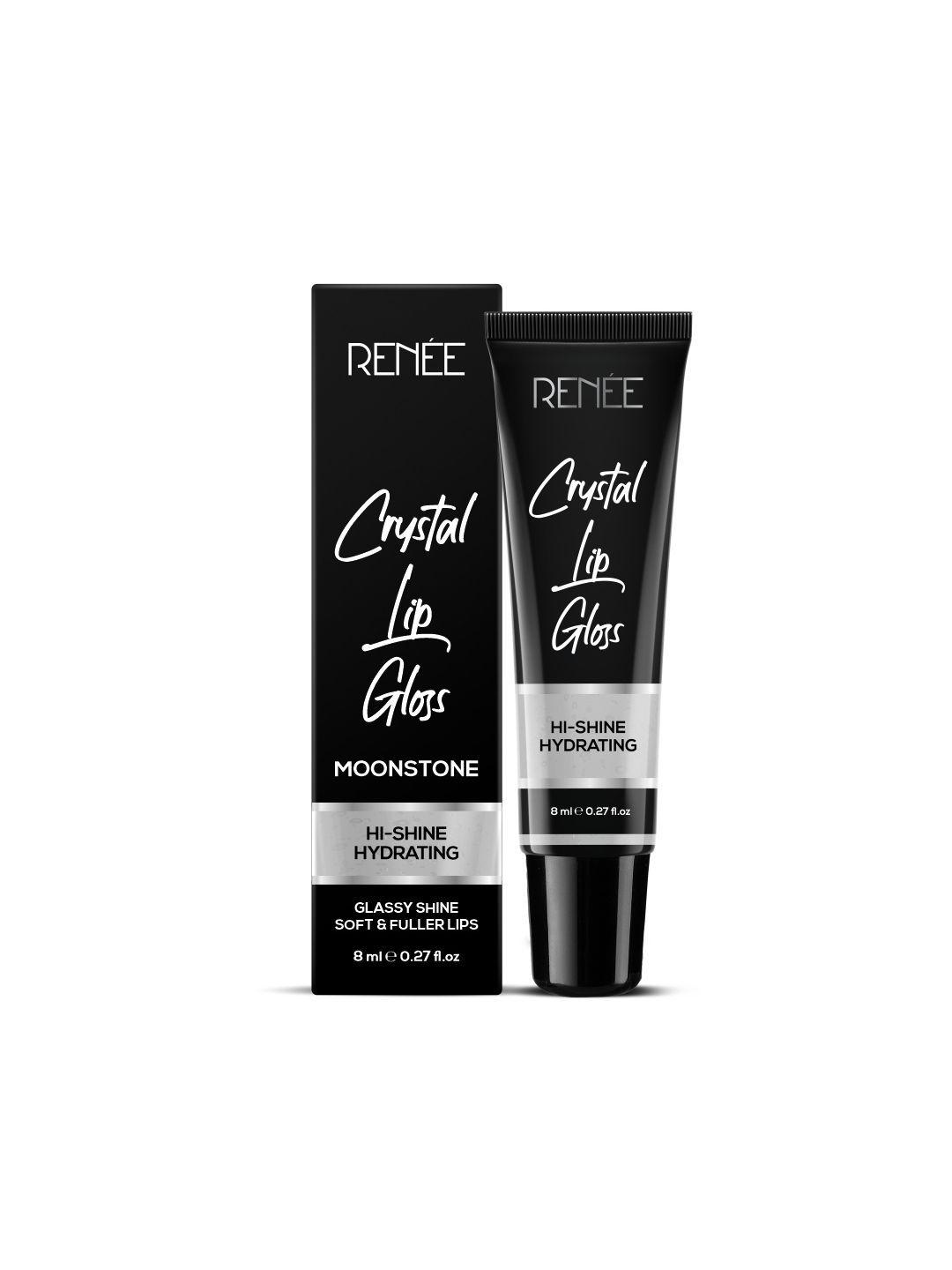 renee crystal hi-shine glassy hydrating lip gloss 8ml - moonstone 01