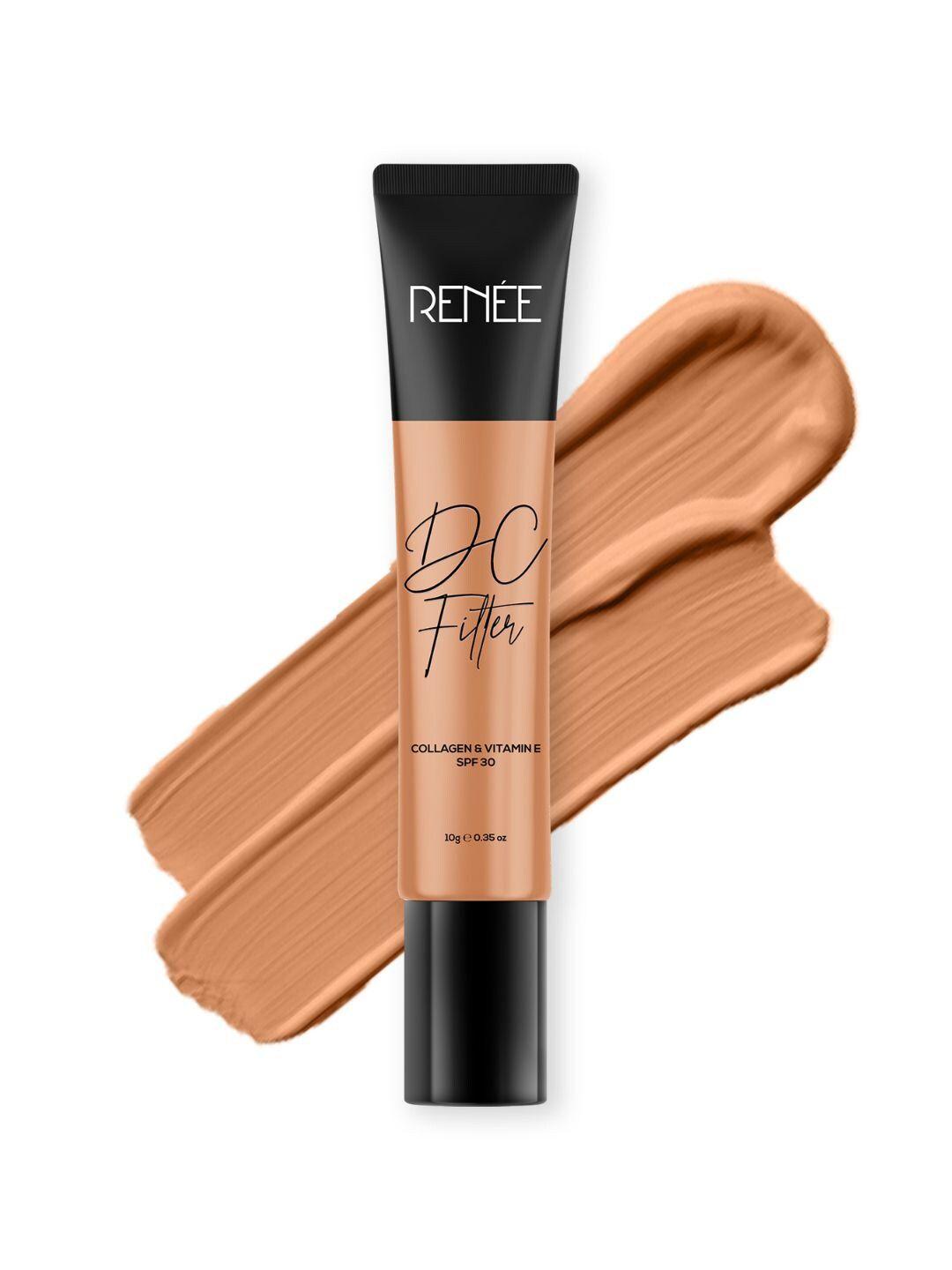 renee dc filter collagen & vitamin e spf 30 foundation 10g - dark