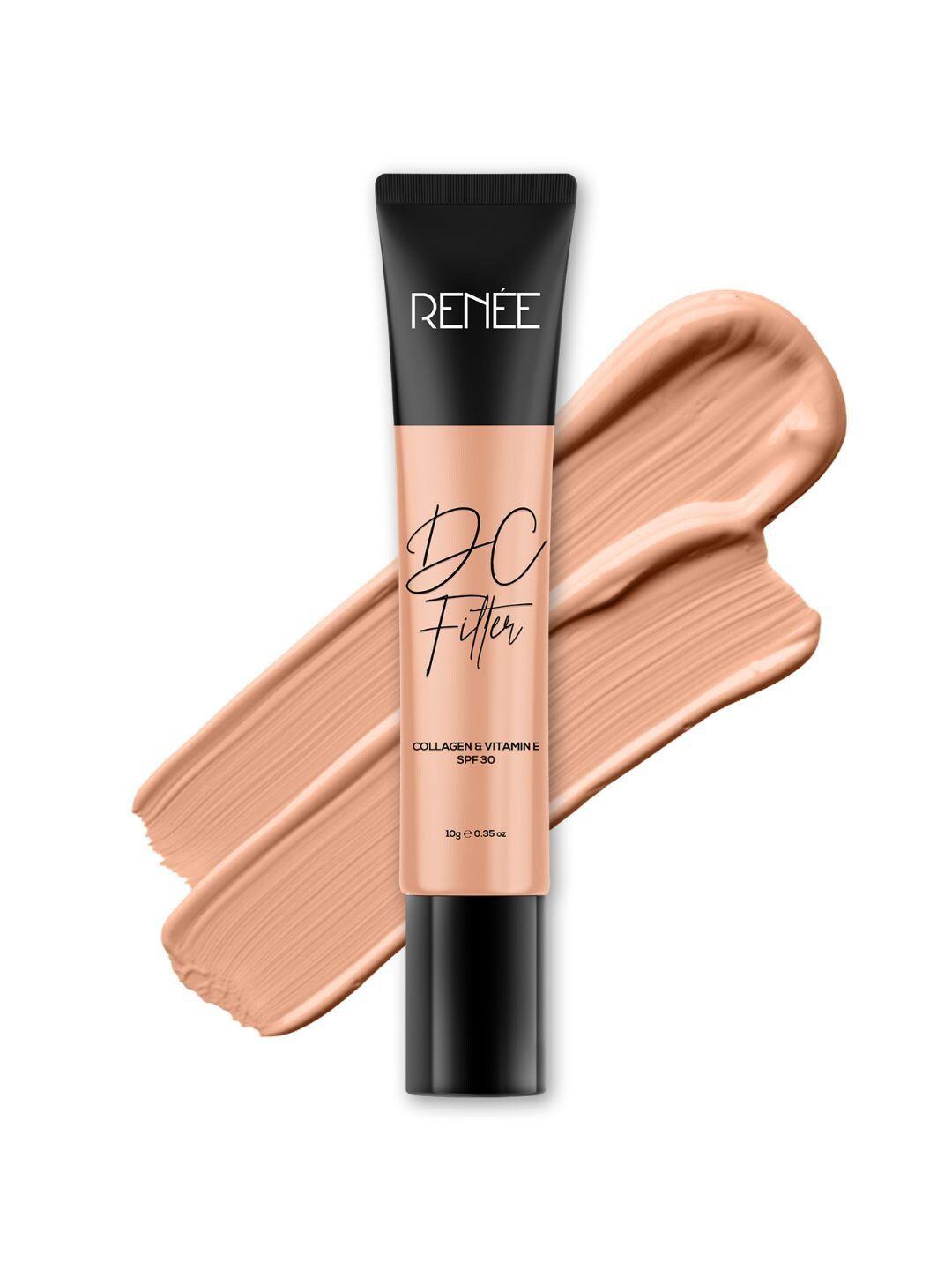 renee dc filter collagen & vitamin e spf 30 foundation 10g - medium