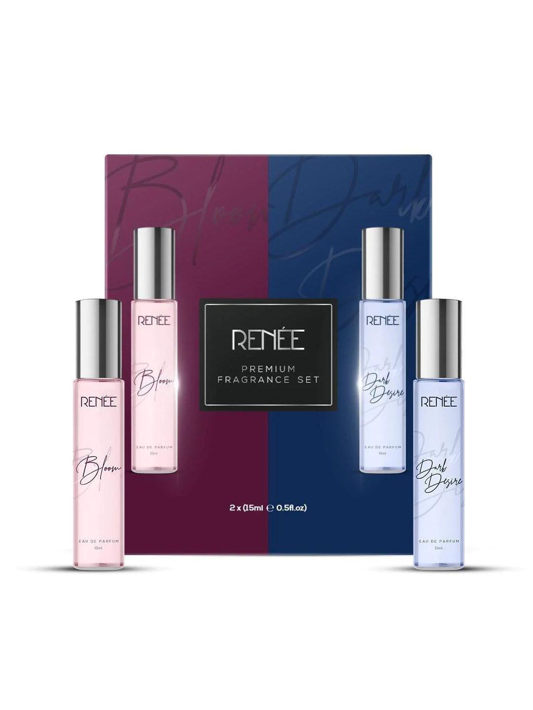 renee eau de parfum premium fragrance set - bloom & dark desire, 15ml each