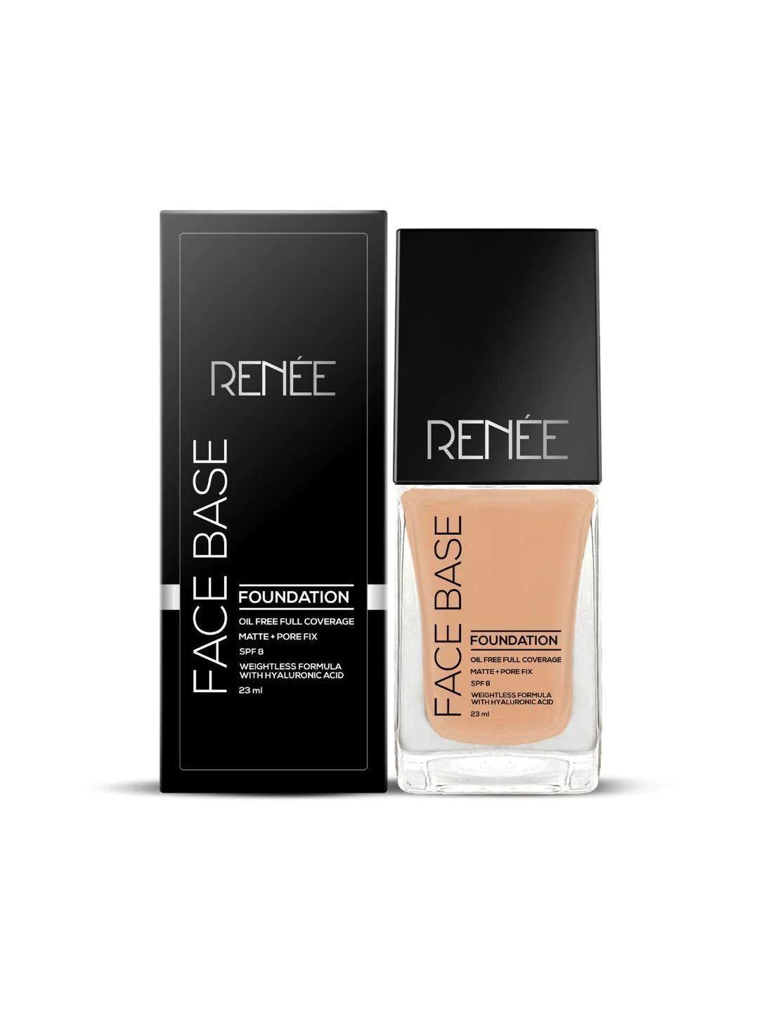 renee face base liquid foundation - coffee 23ml
