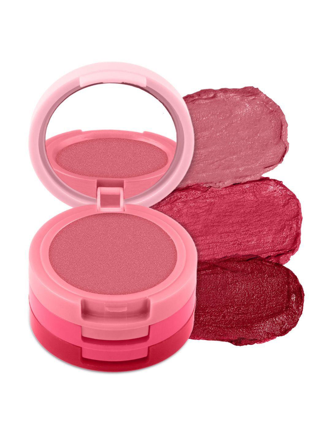 renee glam stack 3-in-1 long lasting lip & cheek tint with shea & cocoa butter - pink