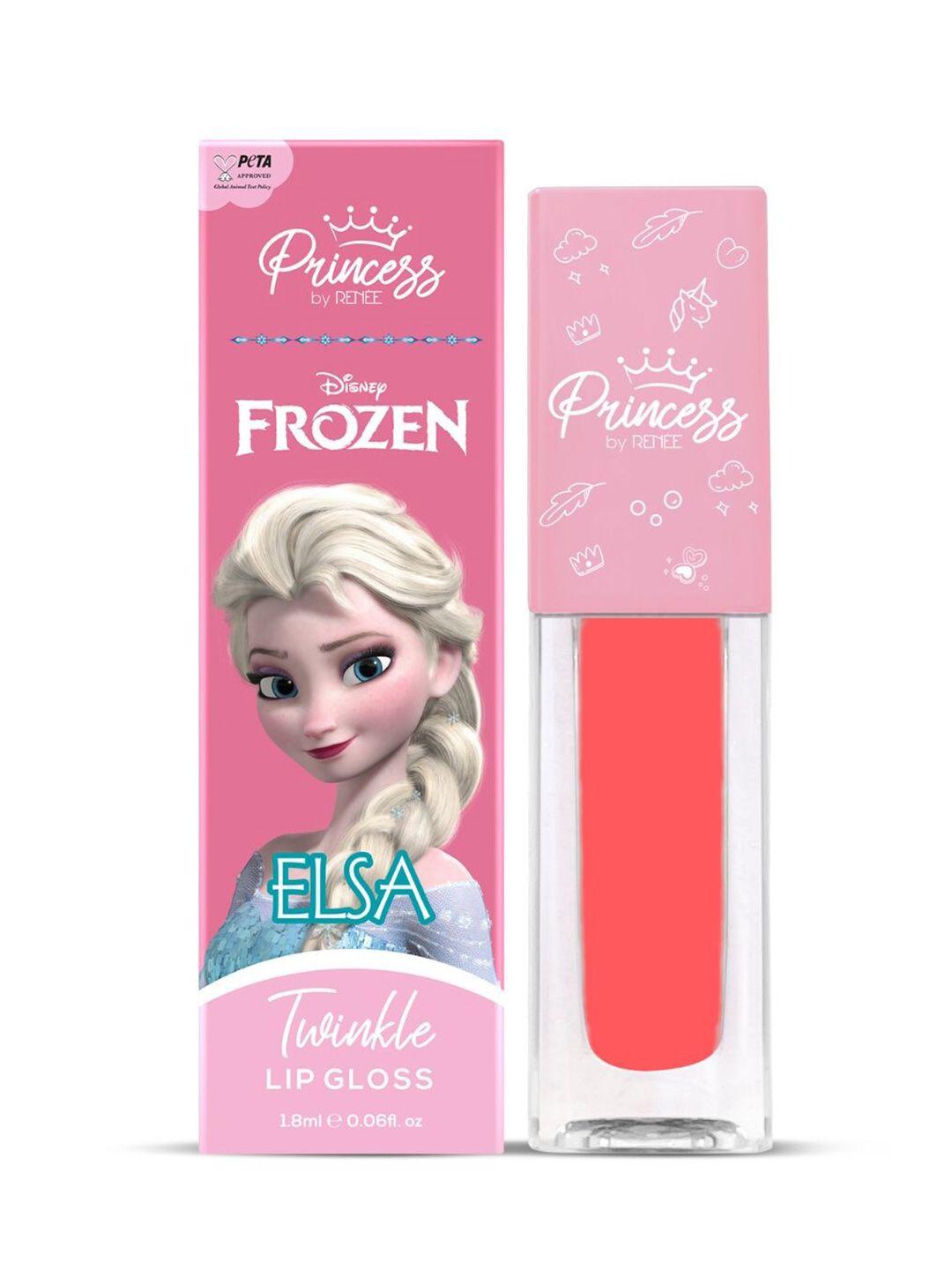 renee princess disney frozen twinkle lip gloss 1.8ml - elsa pink