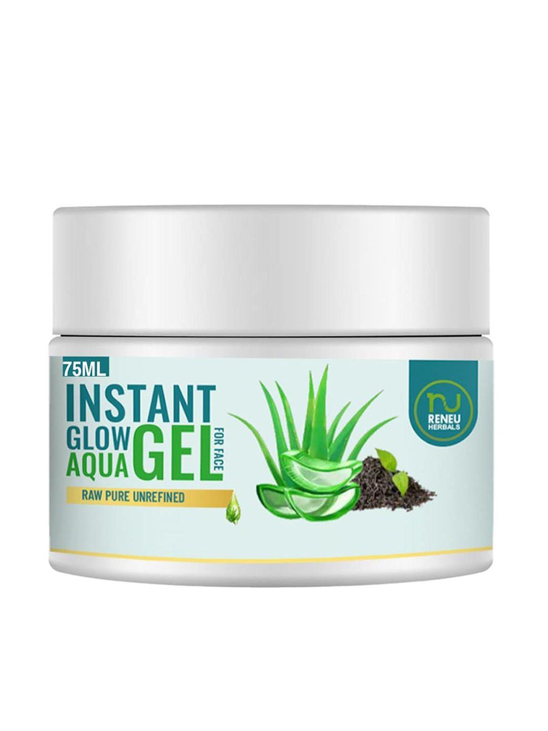 reneu herbals instant glow raw pure unrefined aqua gel 75ml