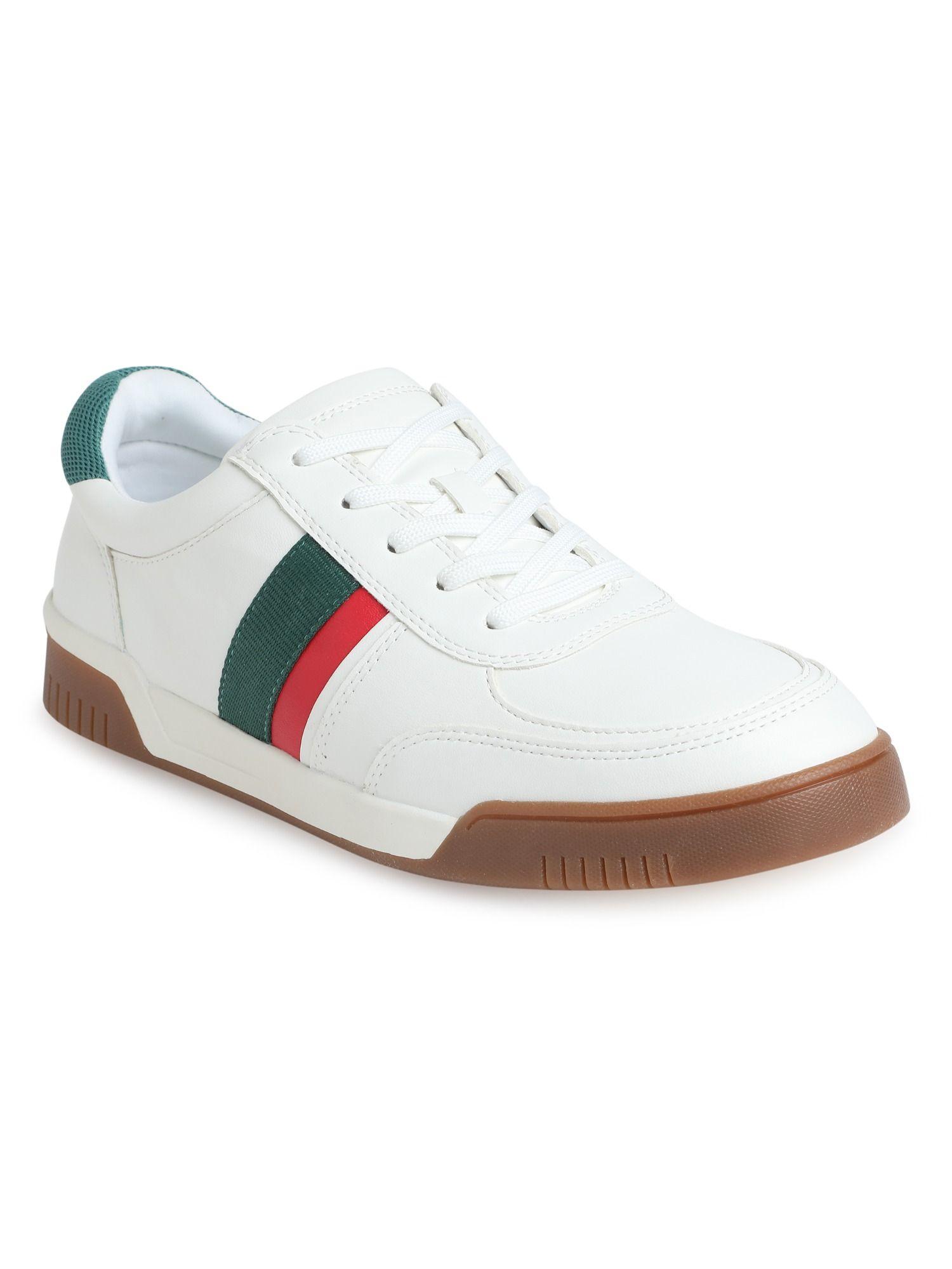 repolao synthetic white colorblock sneakers