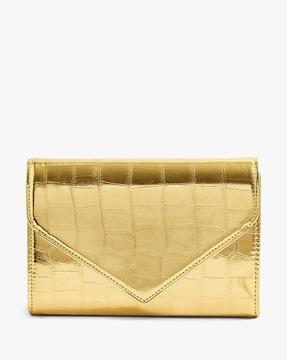 reptilian pattern envelope clutch