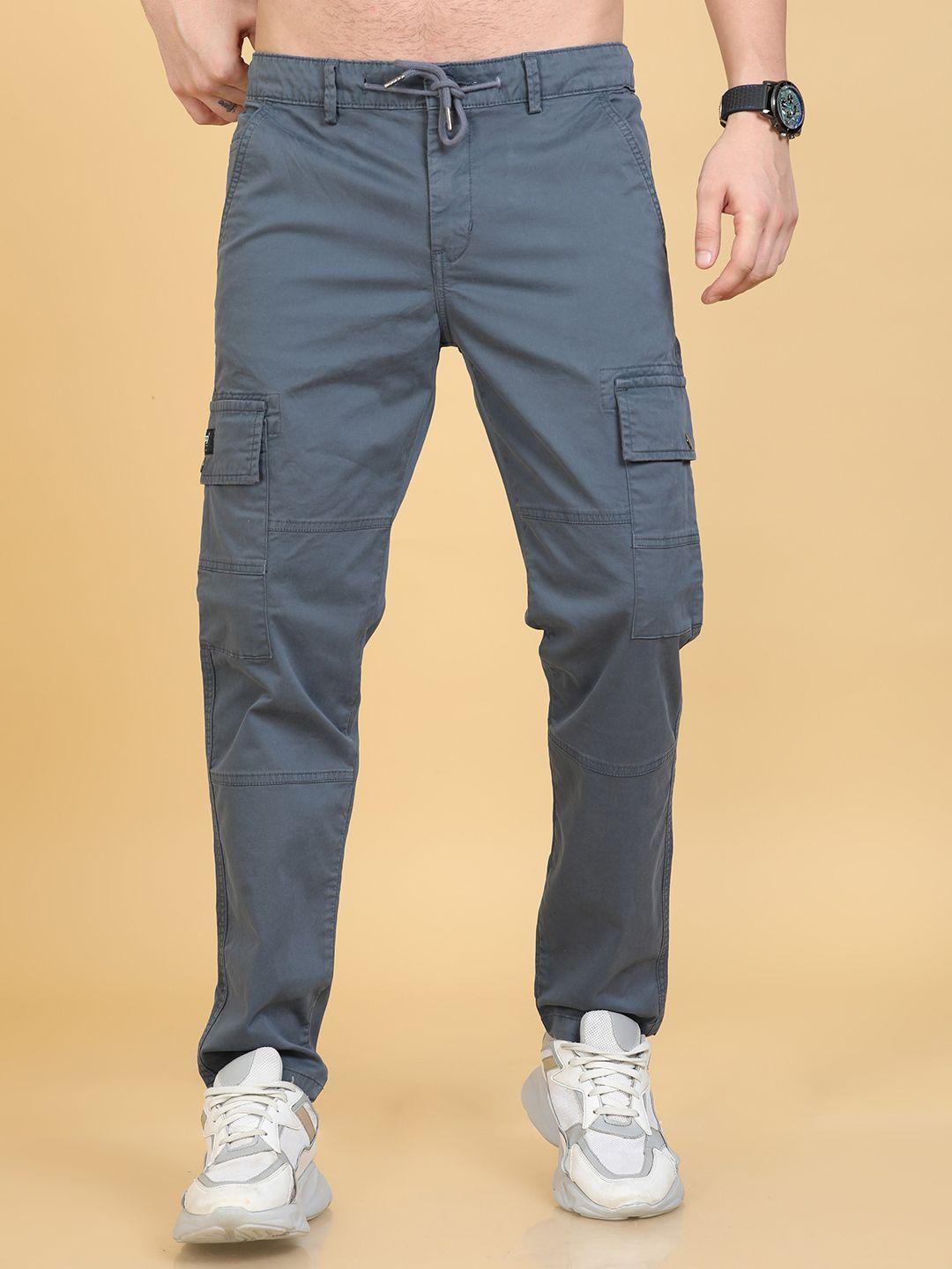 reslag men mid-rise cotton cargos trouser
