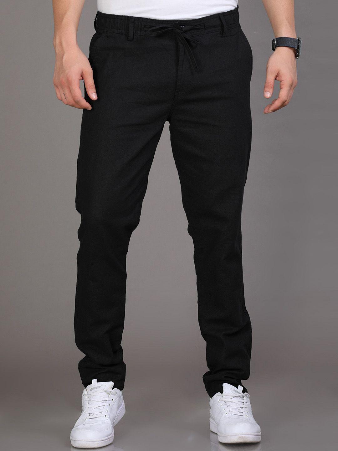 reslag men mid rise linen joggers