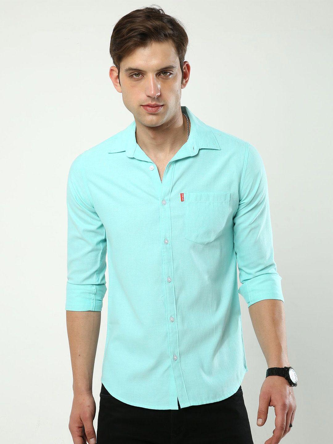 reslag slim fit cotton casual shirt