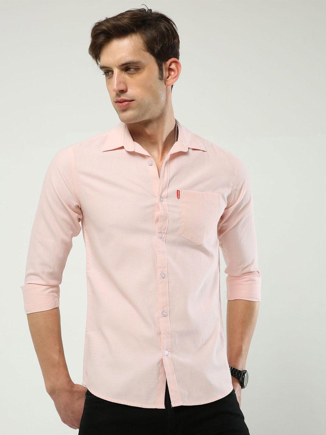 reslag slim fit cotton casual shirt