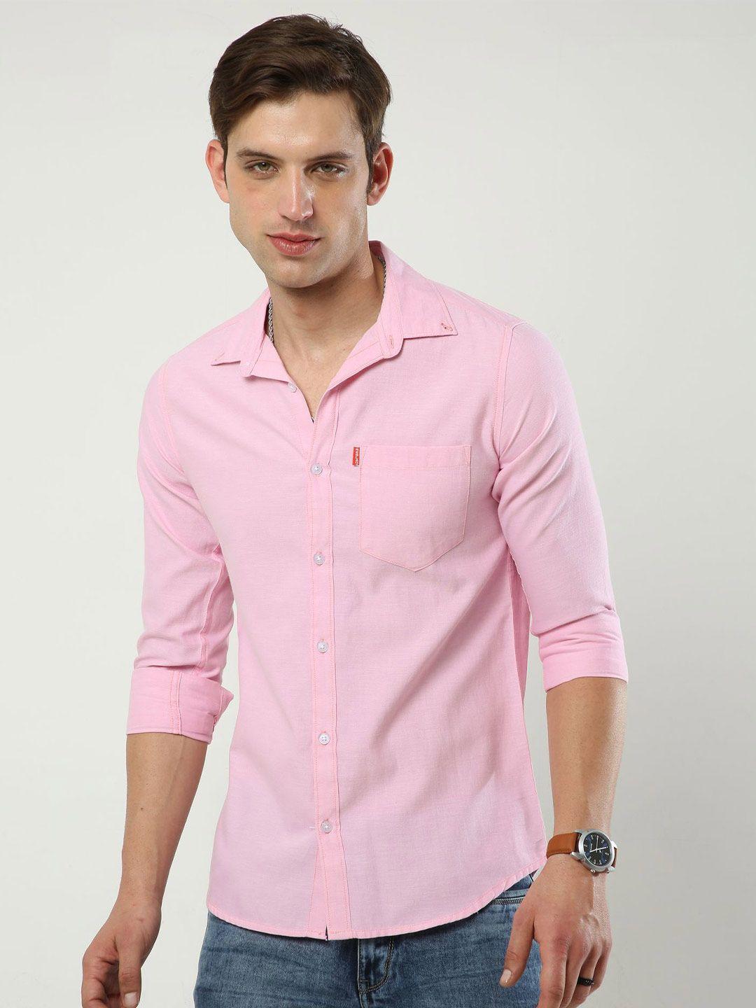 reslag slim fit cotton casual shirt