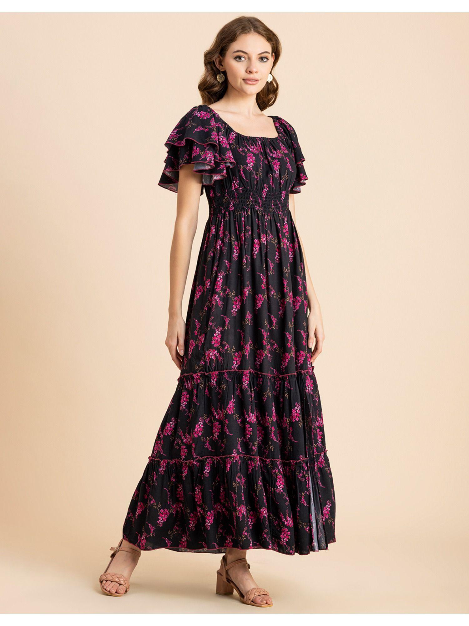 resort maxi printed long dress