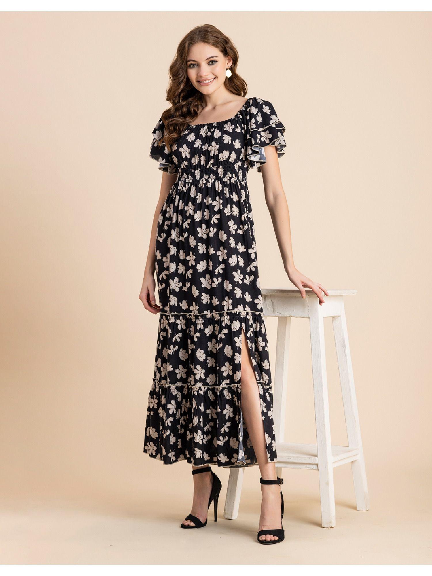 resort maxi printed long dress