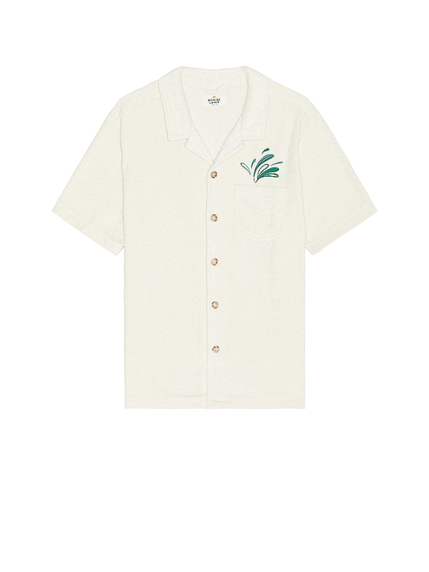 resort short sleeve terry out resort shirt