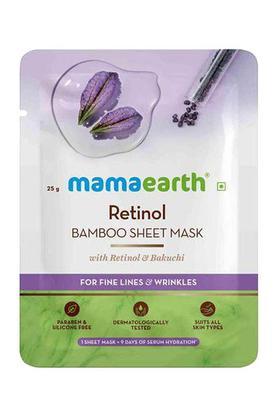 retinol bamboo sheet mask with retinol and bakuchi for fine lines and wrinkles