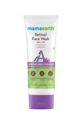 retinol face wash with retinol & bakuchi for fine lines and wrinkles