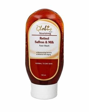 retinol saffron & milk nourishing face wash