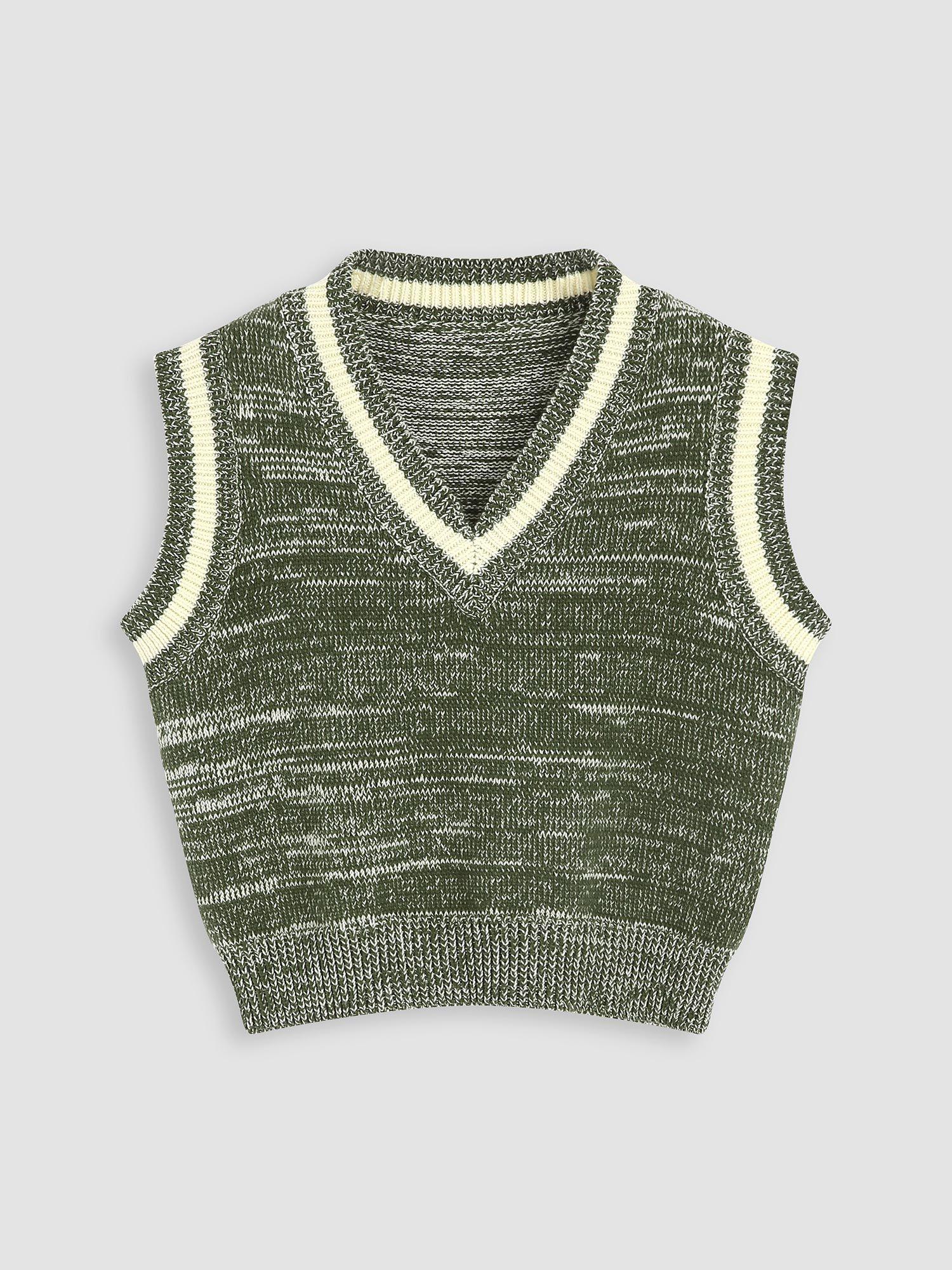 retro knit vest