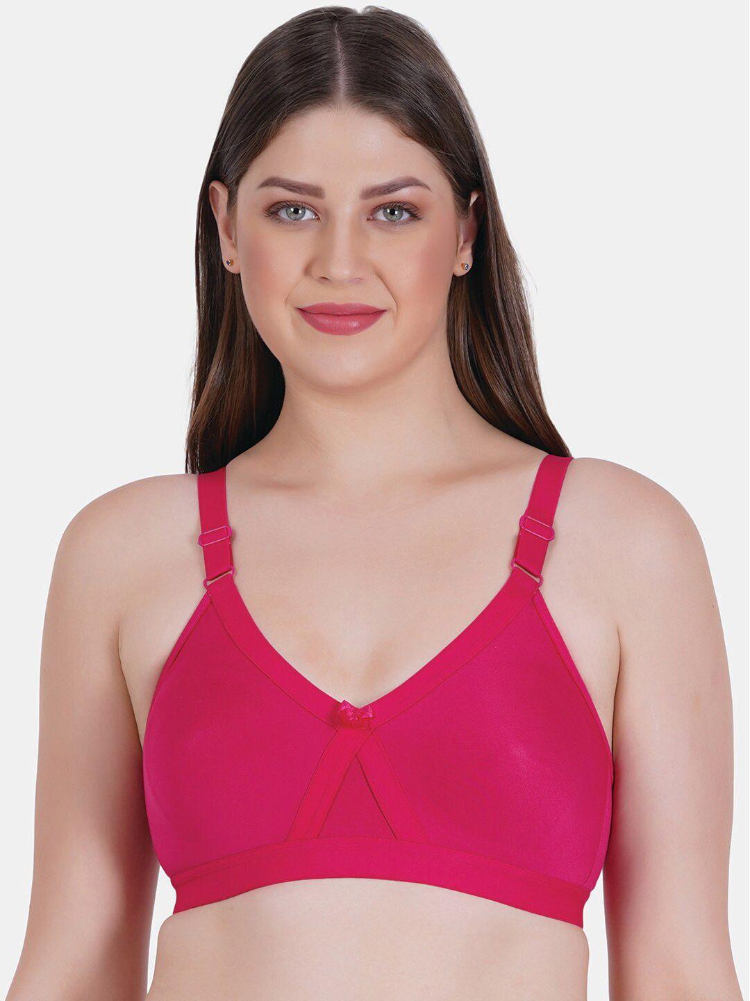 reveira full coverage non padded dry fit technology t-shirt bra with all day comfort