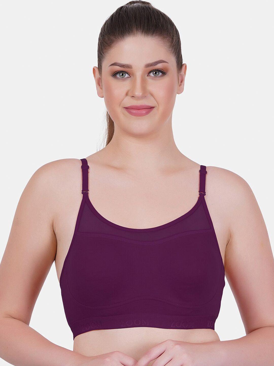 reveira non-wired non padded seamless dry fit workout bra with all day comfort