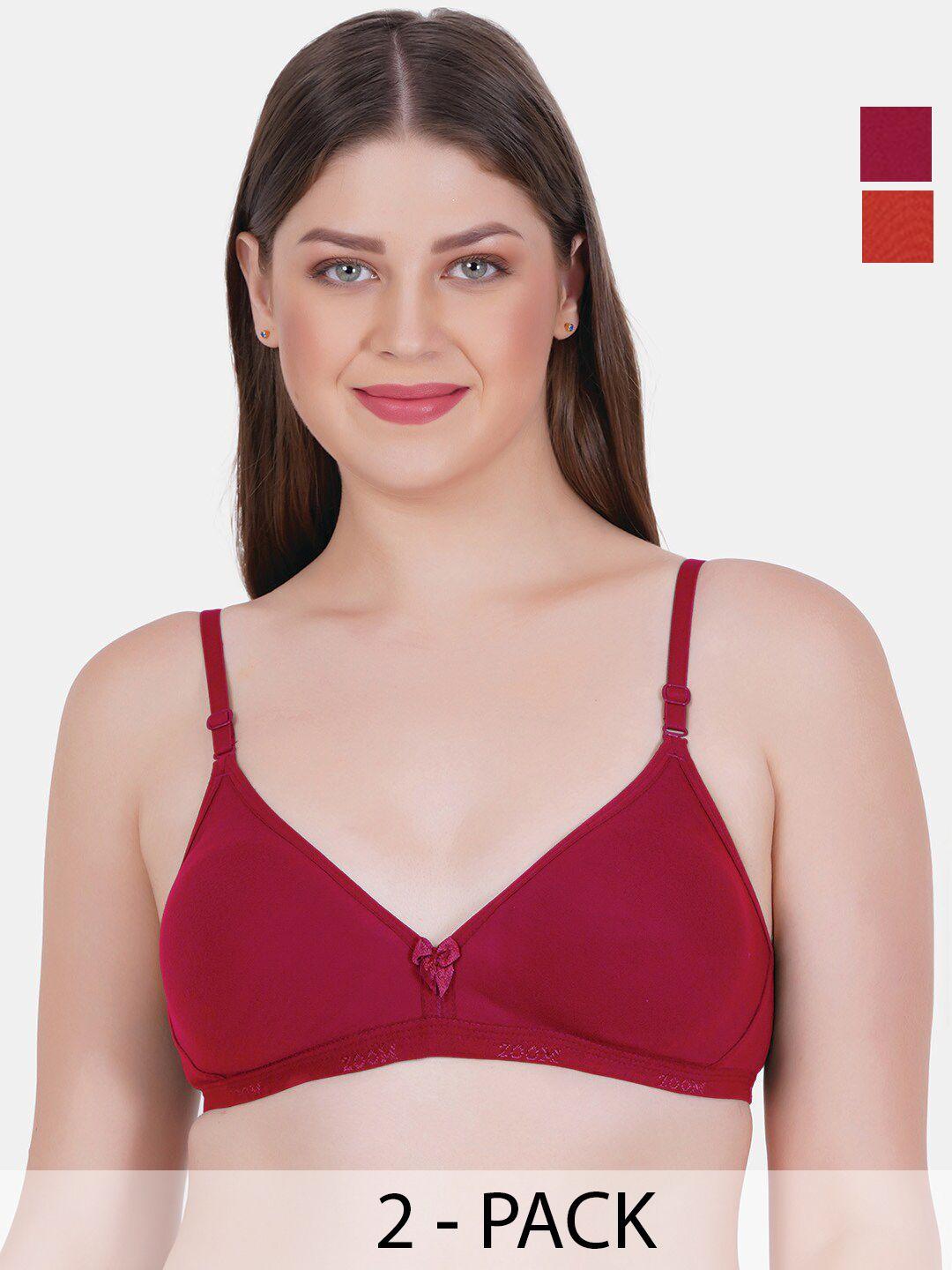 reveira pack of 2 medium coverage bra