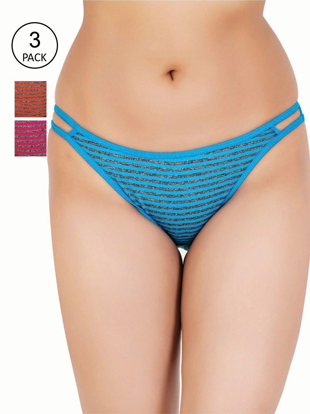 reveira pack of 3 assorted bikini briefs