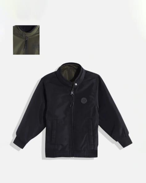reversible jacket with insert pockets