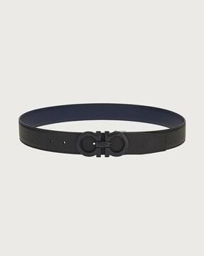reversible and adjustable gancini belt