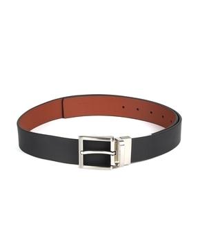 reversible belt with buckle